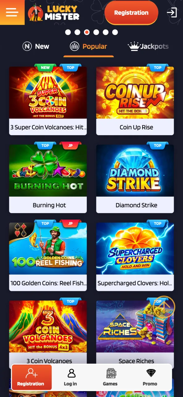 Lucky Mister app casino enjoy slots and live games anywhere.