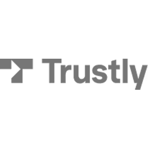 Trustly logo.